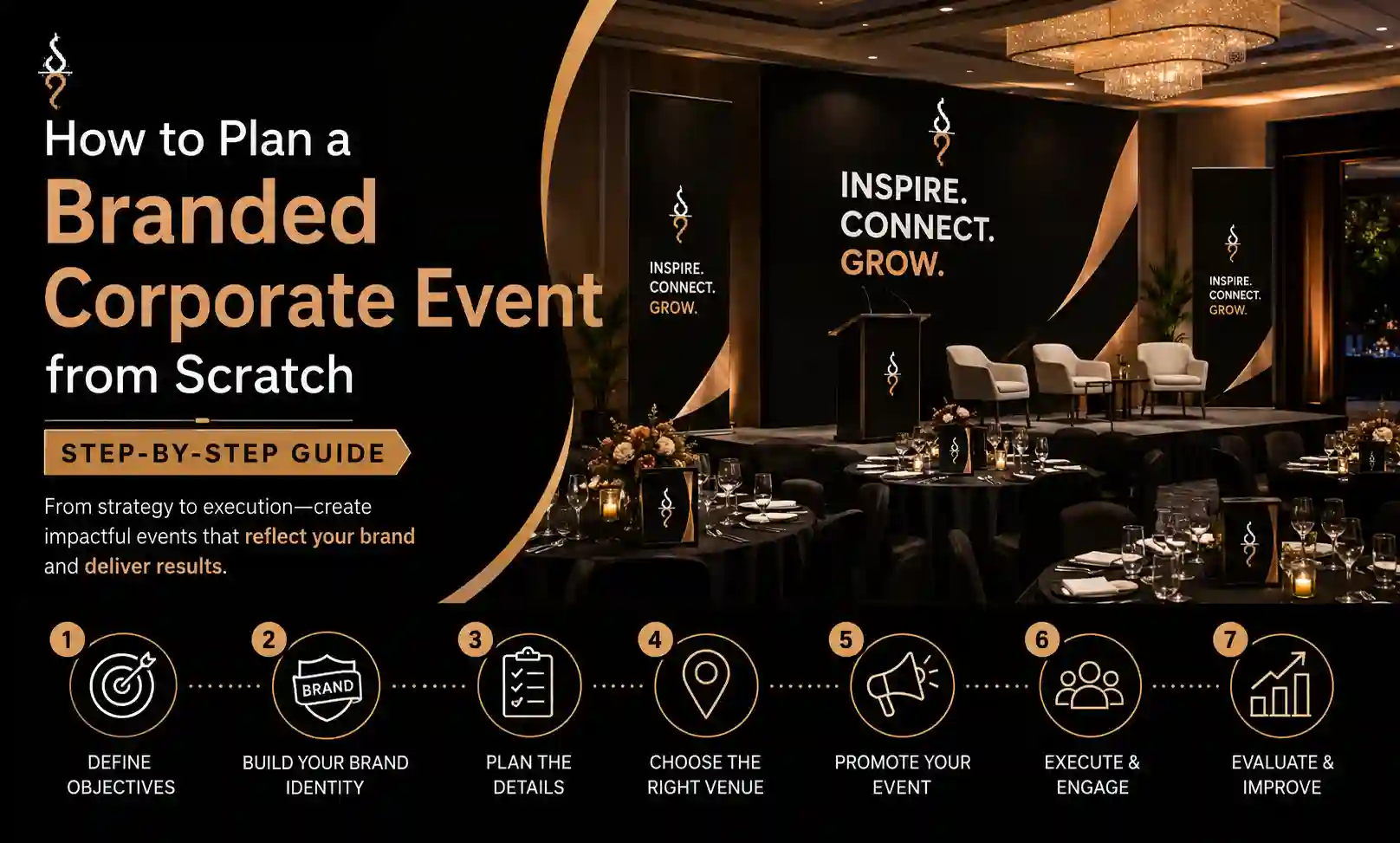 How to Plan a Branded Corporate Event from Scratch | Step-by-Step Guide